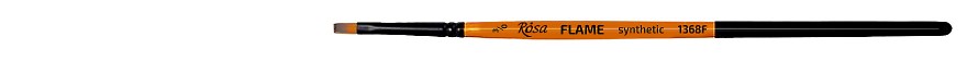 pędzel plaski do farb akrylowych i gwaszy FLAME synthetic - -3