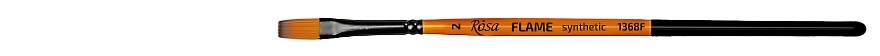 pędzel plaski do farb akrylowych i gwaszy FLAME synthetic - 2