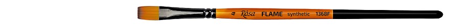 pędzel plaski do farb akrylowych i gwaszy FLAME synthetic - 4