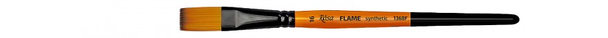 pędzel plaski do farb akrylowych i gwaszy FLAME synthetic - 16