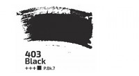 farba akrylowa Rosa STUDIO nr 403 Black  - sklep dla plastyków gart.pl