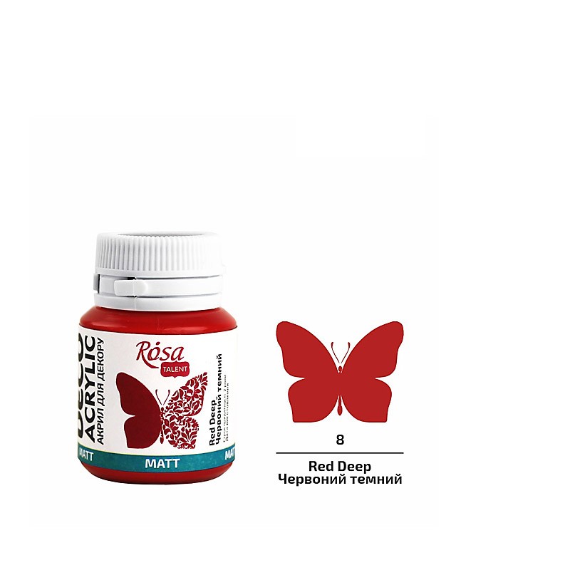 farba akrylowa matowa Rosa DECO ACRYLIC - sklep dla plastyków gart.pl