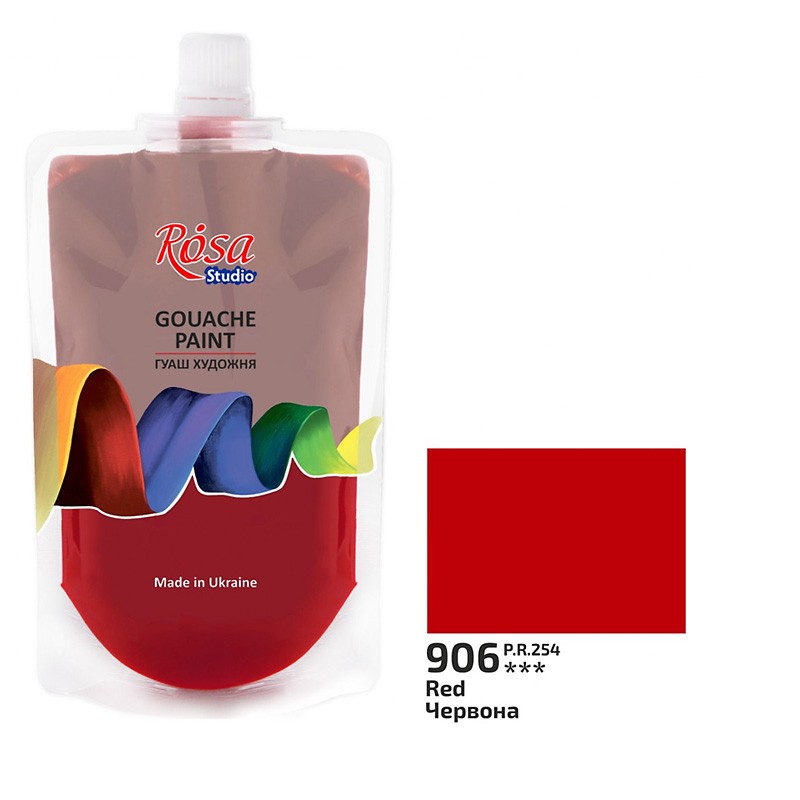 farba Gouache Rosa STUDIO nr 906 - Red, 200 ml