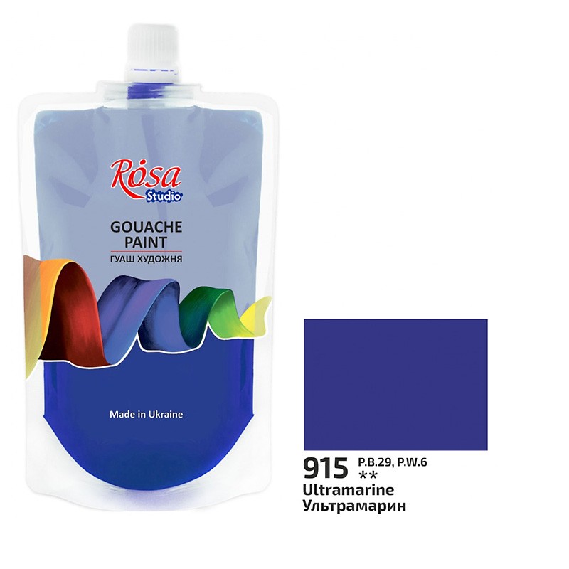 farba Gouache Rosa STUDIO nr 915 - Ultramarine, 200 ml