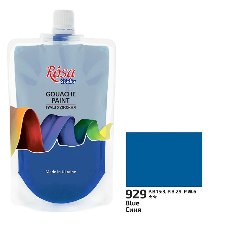 farba Gouache Rosa STUDIO nr 929 - Blue, 200 ml