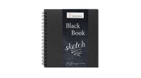 Szkicownik na spirali Hahnemühle Black Book 250g - 23,5x23,5 cm