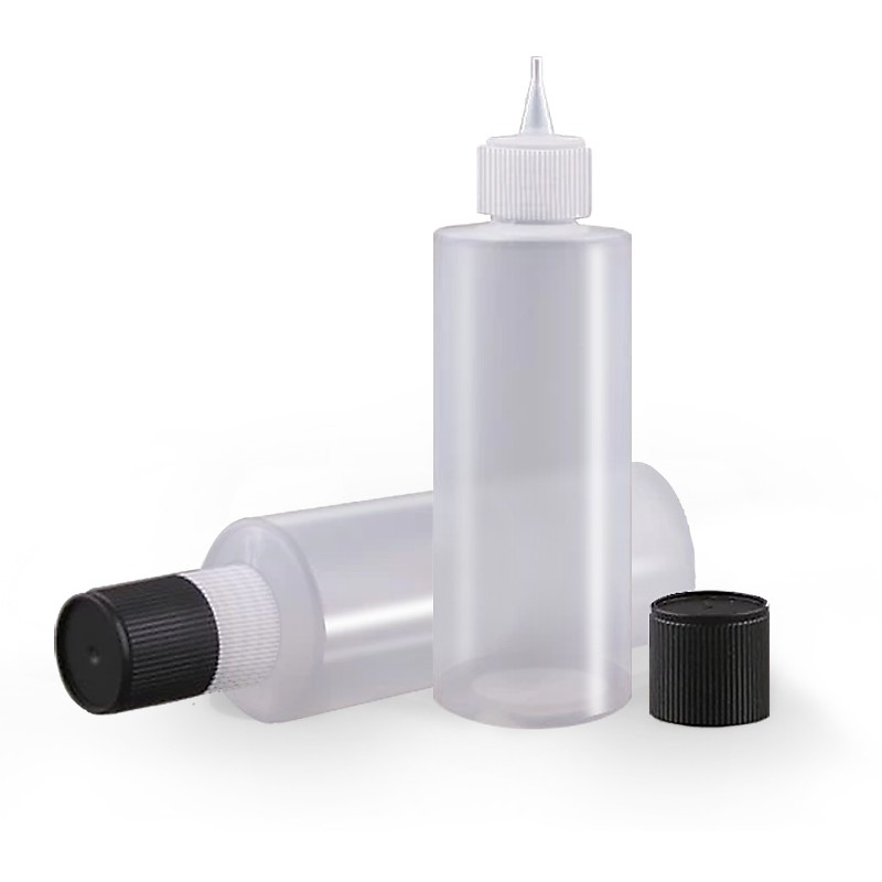 Pusta plastikowa tubka na farbę z końcówką typu konturówka - poj. 80 ml