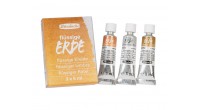Płynna kreda, umbra, sangwina Schmincke w komplecie 3 x 5 ml - gart.pl