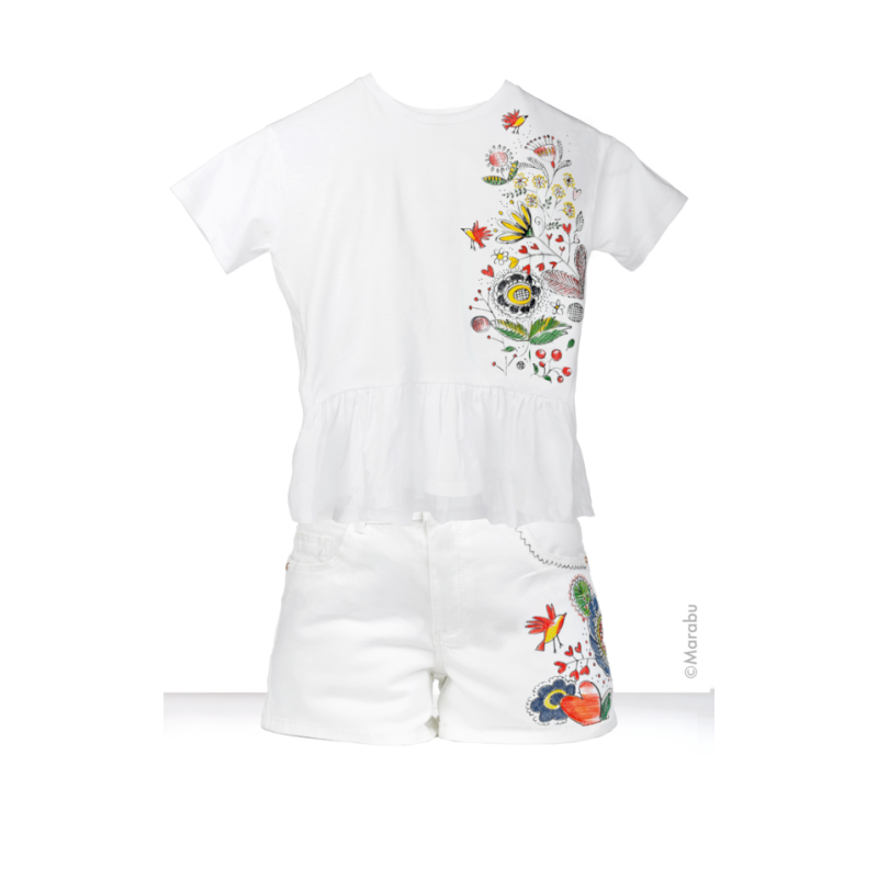 Marabu TEXTIL PAINTER zestaw 5 markerów do jasnych tkanin 1-2 mm - gart.pl