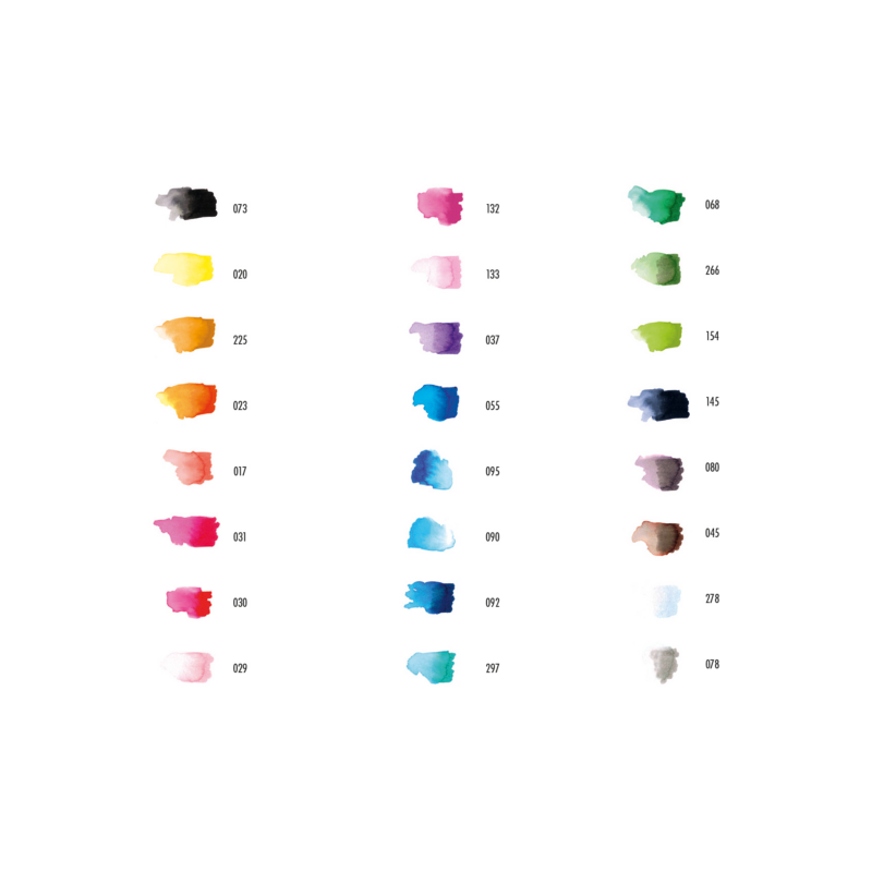 Zestaw markerów akwarelowych Marabu AQUA PEN GRAPHIX 24 kol. - sklep dla plastyków gart.pl