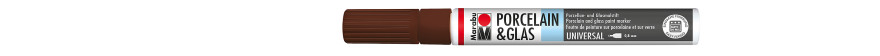 Marabu PORCELAIN & GLAS marker do szkła i porcelany 0,8 mm - 295 cocoa