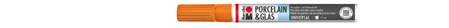 Marabu PORCELAIN & GLAS marker do szkła i porcelany 1-2 mm - 225 tangerine