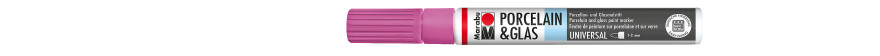 Marabu PORCELAIN & GLAS marker do szkła i porcelany 1-2 mm - 005 raspberry