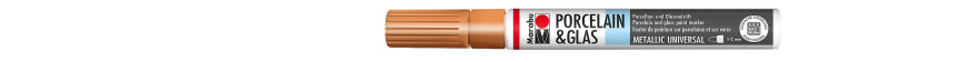 Marabu PORCELAIN & GLAS marker do szkła i porcelany 1-2 mm - 087 copper