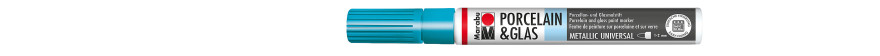 Marabu PORCELAIN & GLAS marker do szkła i porcelany 1-2 mm - 792 metallic-petrol