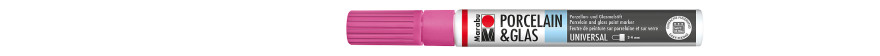Marabu PORCELAIN & GLAS marker do szkła i porcelany 2-4 mm - 005 raspberry