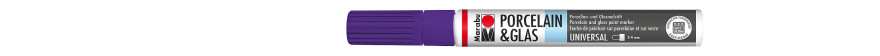 Marabu PORCELAIN & GLAS marker do szkła i porcelany 2-4 mm - 251 violet
