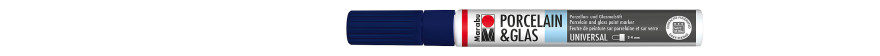 Marabu PORCELAIN & GLAS marker do szkła i porcelany 2-4 mm - 293 night blue