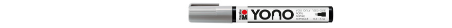 Marabu YONO Marker akrylowy 0,5 - 5 mm - 078 grey,
