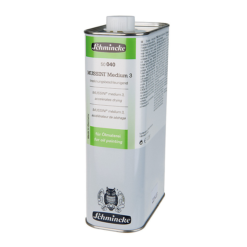 Medium przyspieszające schnięcie farb olejnych MUSSINI Medium 3 Schmincke - 1000 ml