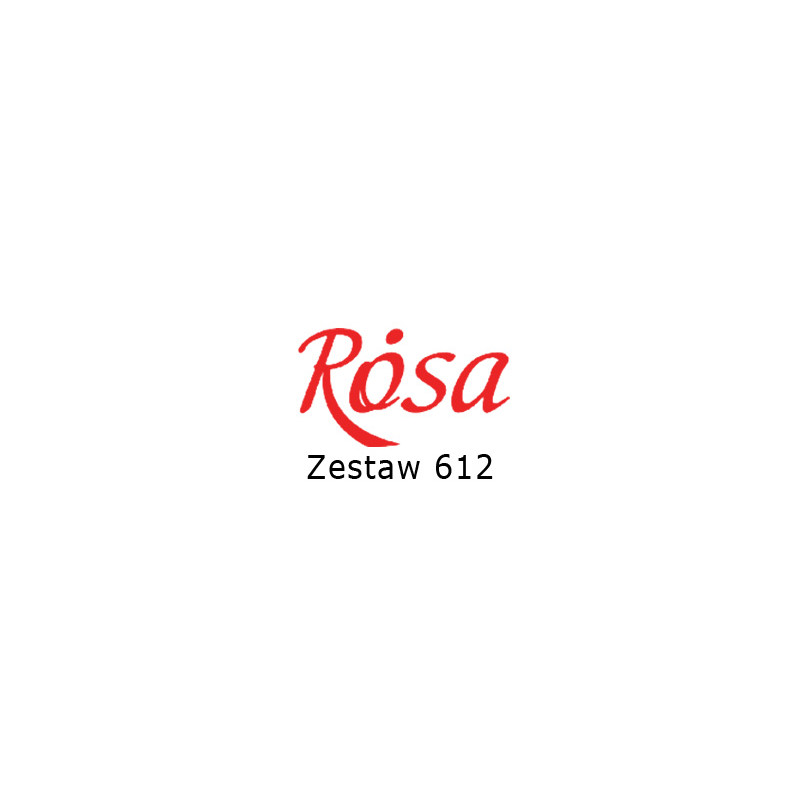 Rosa Studio GOUACHE zestaw pędzli do gwaszy i akwareli nr 612 w plastikowym etui