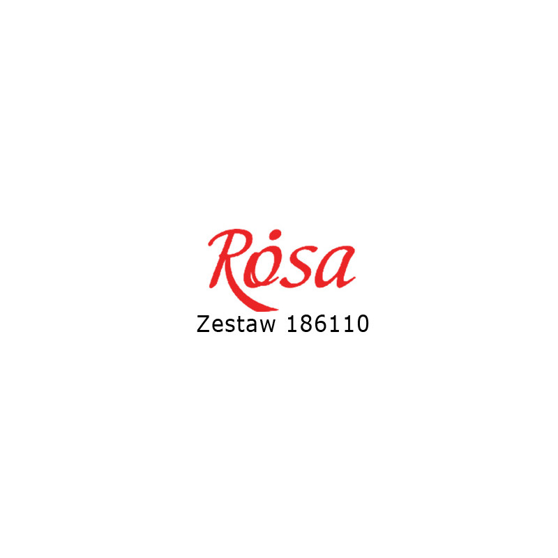 Rosa Studio ACRYLIC zestaw pędzli do akrylu i oleju nr 186110 w plastikowym etui - 10