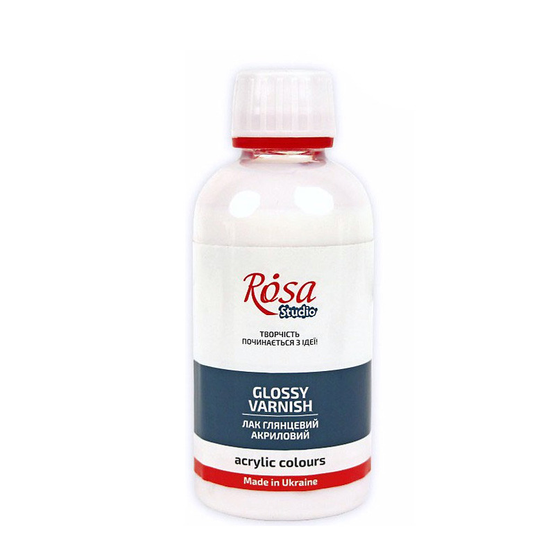 Werniks błyszczący do akryli Rosa Studio - 250 ml