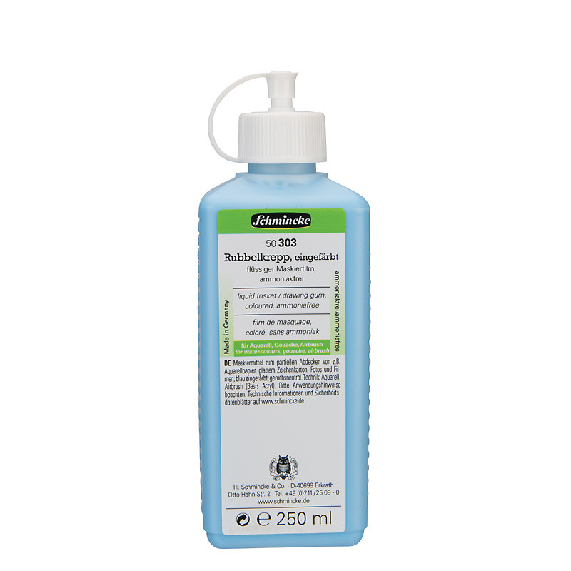 Płyn maskujący niebieski Schmincke - 250 ml