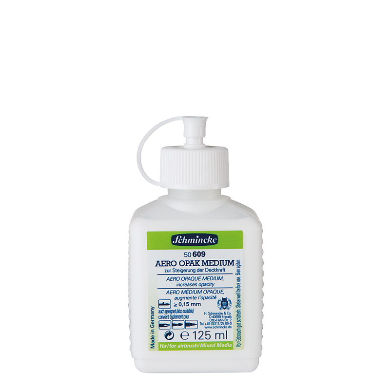 Medium zwiększające krycie farb do aerografu AERO OPAQUE MEDIUM Schmincke - 125 ml