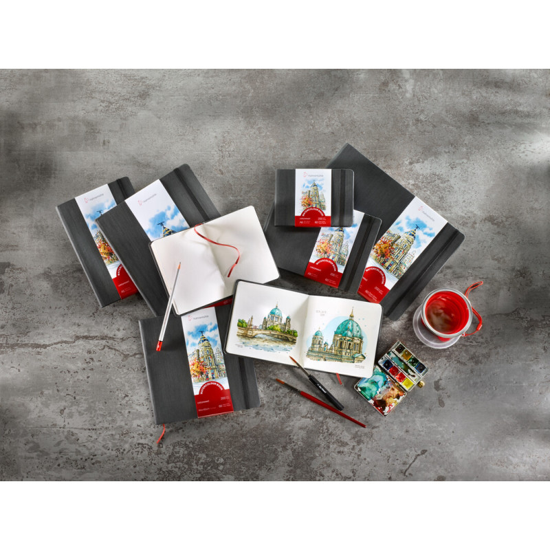 Szkicownik do akwareli Hahnemuhle Watercolour Book 200 g - A5 pejzaż