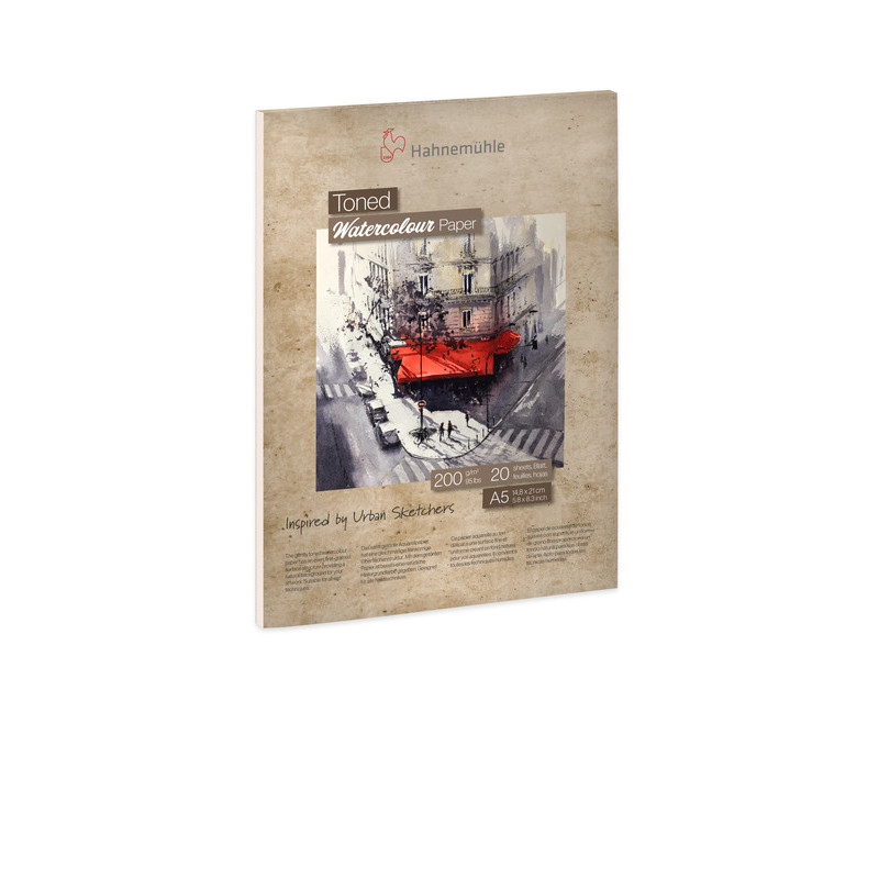 Blok do akwareli Hahnemuhle Toned Watercolour beige 200g - A5