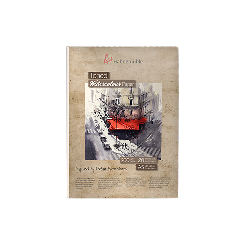 Blok do akwareli Hahnemuhle Toned Watercolour beige 200g - A4