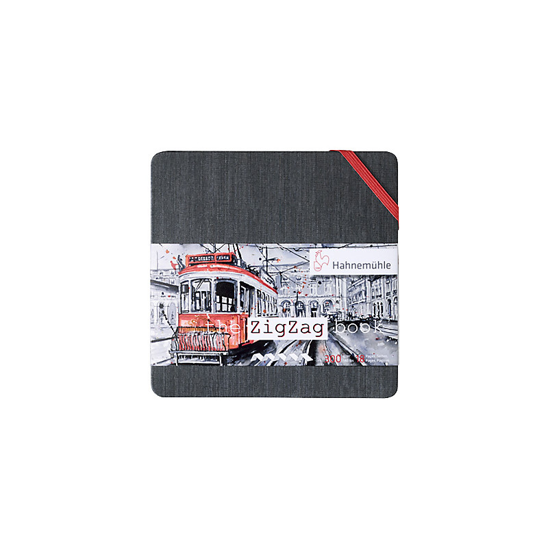 Szkicownik akwarelowy Hahnemuhle The ZigZag Book 300g - 5x5 cm