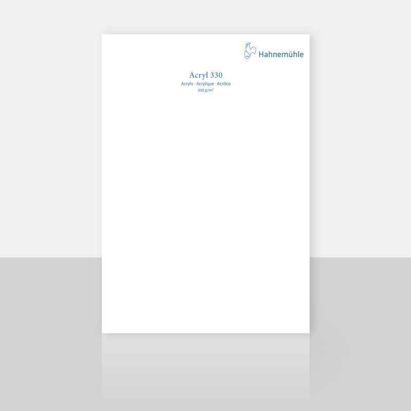 Papier do farb akrylowych Hahnemühle Acryl 330 gsm arkusz - 24x32 cm