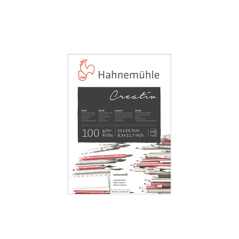 Blok do szkicowania Hahnemuhle Creative 100g - A4/100 kartek