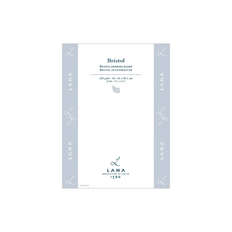 Blok do rysunku, do markerów Lana Bristol 250g - A3