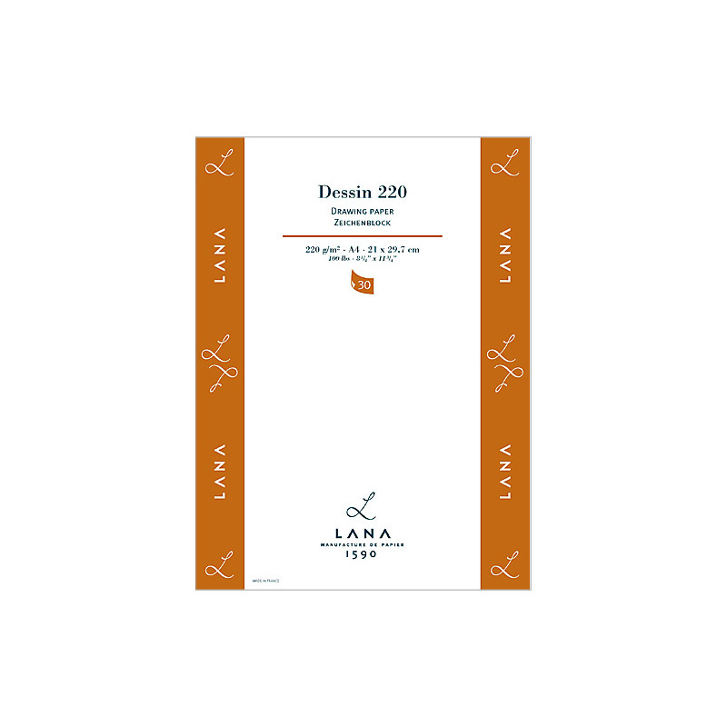Blok do rysunku Lana Dessin 220g - A4