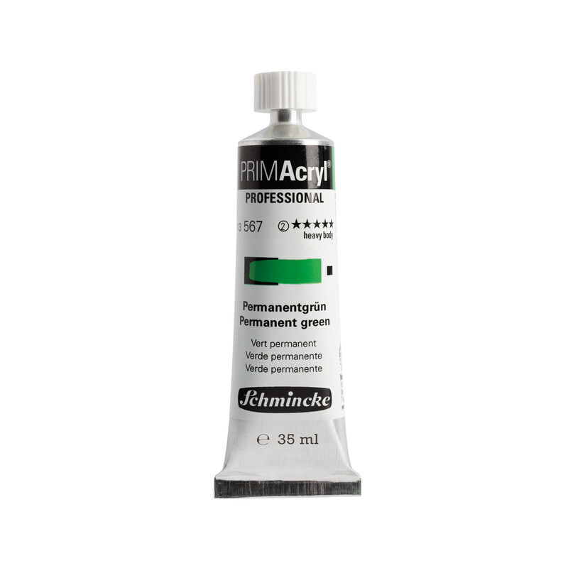 farba akrylowa Schmincke PRIMAcryl nr 567 Permanent green - 35 ml