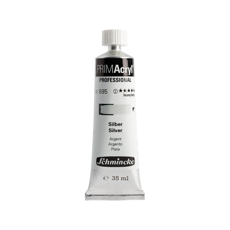 farba akrylowa Schmincke PRIMAcryl nr 895 Silver - 35 ml