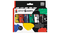 Komplet farb akrylowych Marabu ARTIST ACRYL 6x22 ml