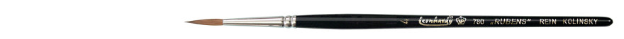 pędzel  Rubens - Rein Kolinsky Seria 780 nr - 4
