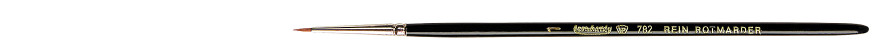 pędzel  retuszerski - Rein Rotmarder Seria 782 - 1