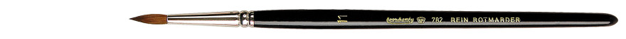 pędzel  retuszerski - Rein Rotmarder Seria 782 nr - 11