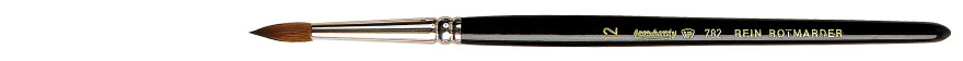 pędzel  retuszerski - Rein Rotmarder Seria 782 nr - 12