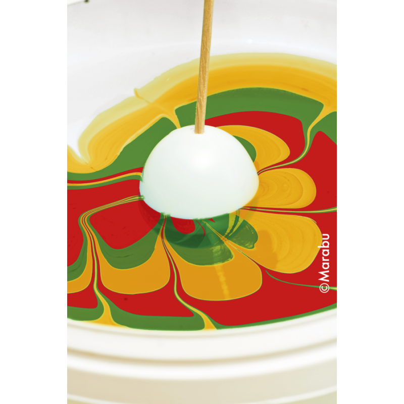 Zestaw farb do marmurkowania Marabu EASY MARBLE 6 x15 ml  - sklep dla plastyków gart.pl