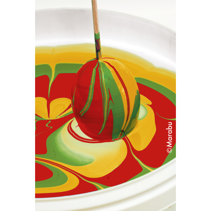 Zestaw farb do marmurkowania Marabu EASY MARBLE 6 x15 ml  - sklep dla plastyków gart.pl