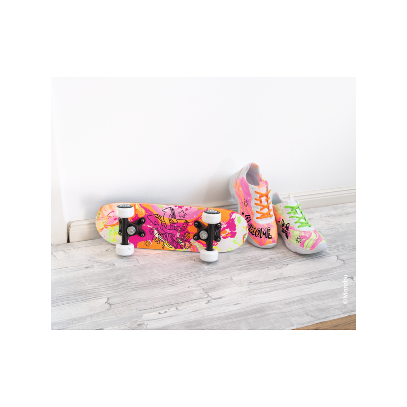 Zestaw farb do marmurkowania Marabu EASY MARBLE 5 x15 ml NEON + marker