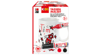 Marabu Kids "TIM" zestaw markerów do porcelany i szkła dla dzieci + porcelanowy kubek  - art. 125000000102