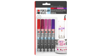Marabu PORCELAIN & GLAS - FANTASY zestaw markerów 5 kol. - art. 0123000000082