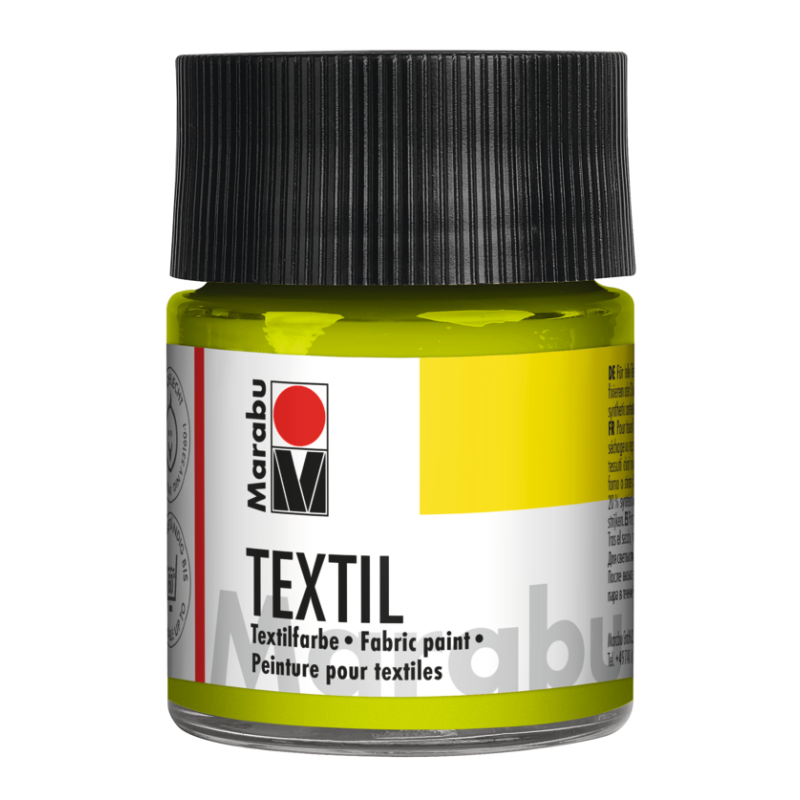 farba do tkanin jasnych Marabu TEXTIL nr 264 pistacjowy - 50 ml